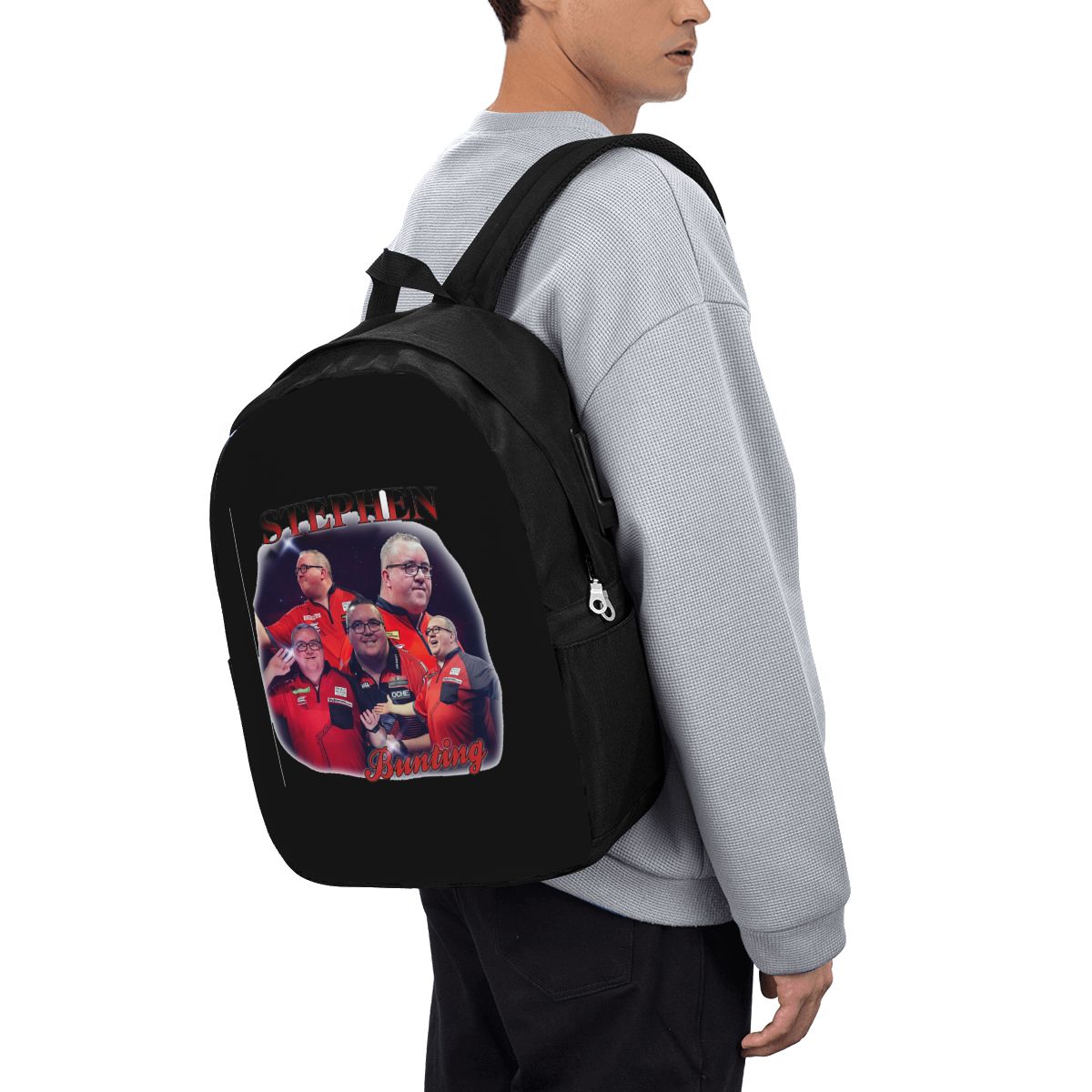 Women Bags College - สตีเฟน บันทิง บูทเล็กกระเป๋าเป้สะพายหลังกระเป๋าใส่โน๊ตบุ๊คสำหรับเดินทางคอมพิวเตอร์กระเป๋านักเรียนนักศึกษากระเป๋าใส่แล็ปท็อปกระเป๋าสะพายสำหรับผู้ชายผู้หญิง