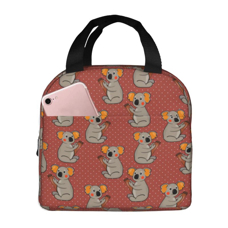 Women Bags In Australia - ออสเตรเลีย โคอาลาแบร์ กระเป๋าใส่อาหารกลางวันแบบมีฉนวนสำหรับผู้หญิง กระเป๋าเก็บความร้อน กระเป๋าเก็บความเย็น กระเป๋าใส่อาหารกลางวันสำหรับตั้งแคมป์กลางแจ้ง