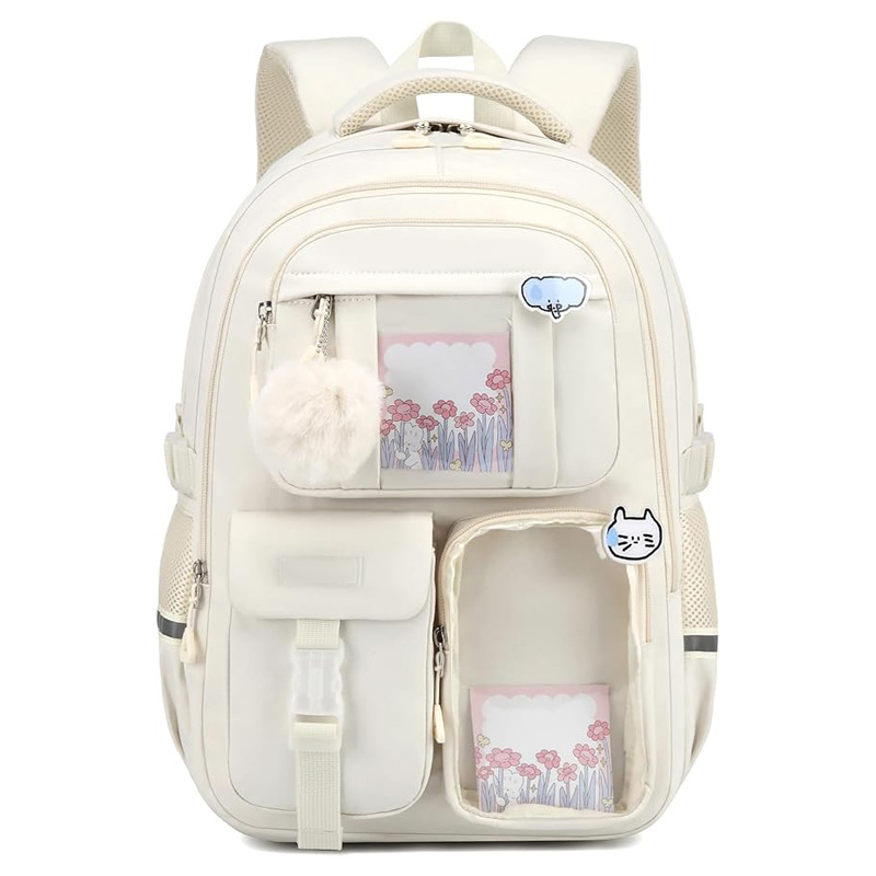 Women Bags Price - กระเป๋าเป้สะพายหลังวัยรุ่น น้ำหนักเบา ผ้าอ็อกซ์ฟอร์ด กระเป๋าเป้ไปโรงเรียนสำหรับเด็กผู้หญิง กระเป๋าเดินทาง กระเป๋าเป้สะพายหลังสำหรับนักศึกษา