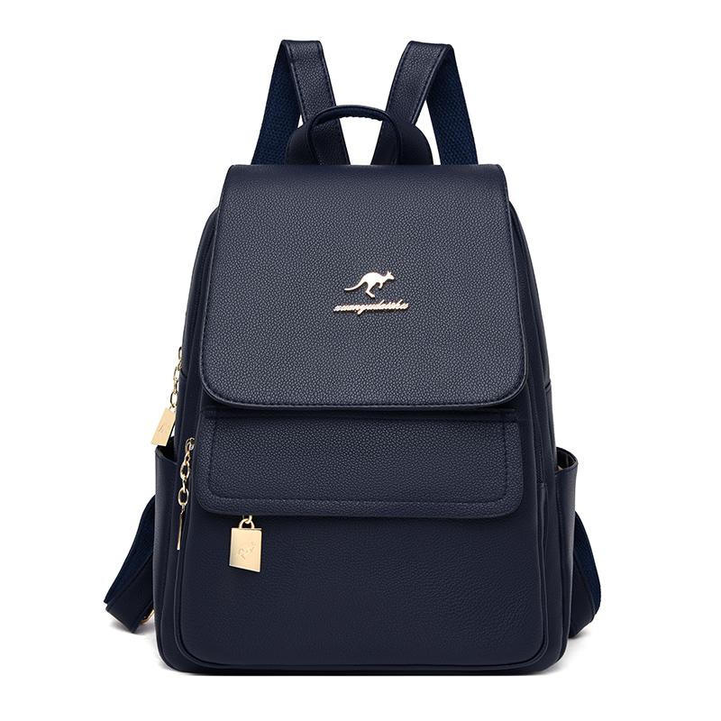 Mini Backpack Women - หนังคุณภาพสูงกระเป๋าเป้สะพายหลังผู้หญิงขนาดใหญ่ความจุกระเป๋าเป้สะพายหลังแฟชั่นโรงเรียนกระเป๋า Mochila ไหล่กระเป๋าผู้หญิง 2024 ใหม่