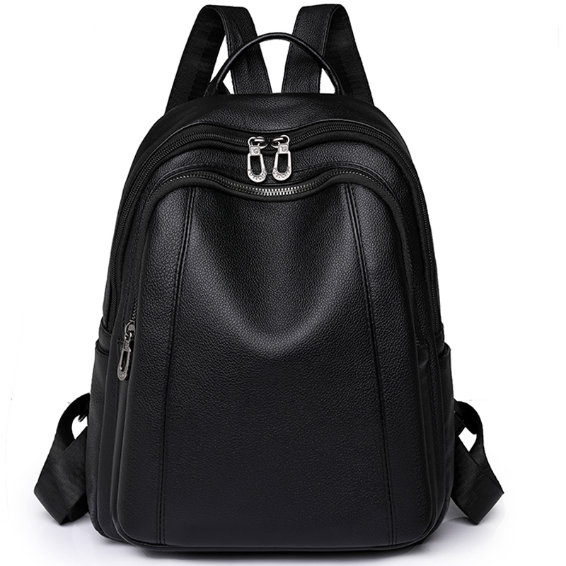 Women'S Xl Bags - หนังคุณภาพสูงกระเป๋าเป้สะพายหลังผู้หญิงขนาดใหญ่ความจุกระเป๋าเป้สะพายหลังกระเป๋าหญิง Vintage กระเป๋าโรงเรียนกระเป๋าเดินทาง Bagpack สุภาพสตรี Bookbag