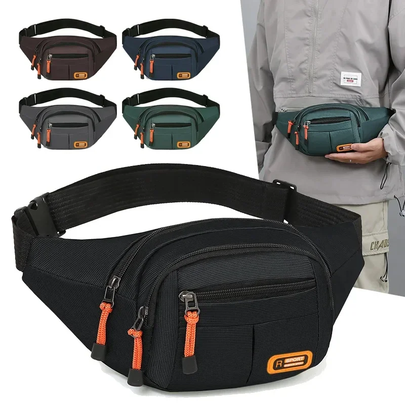 Women'S Xl Bags - ผู้ชายผู้หญิงOxfordกันน้ํามือถือเอวกระเป๋าUnisexขนาดใหญ่ความจุFanny Packสวมใส่Para Hombre 2024