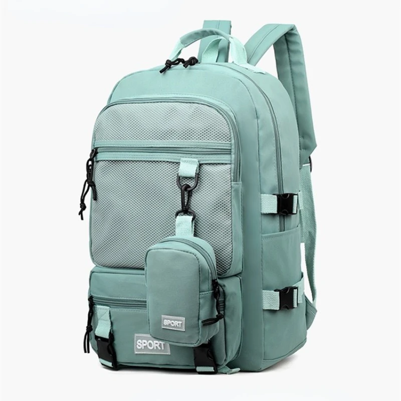 Mini Backpack Women - กระเป๋าเป้สะพายหลังผู้หญิง/ผู้ชาย รุ่นขายดี สีพื้น หลายฟังก์ชั่น ผ้าอ็อกซ์ฟอร์ด รุ่นใหม่