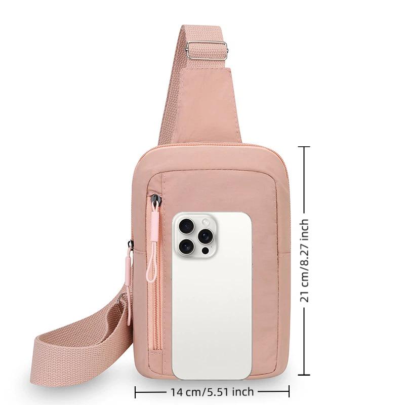 Mini Backpack Women - กระเป๋าสะพายข้างขนาดเล็ก กระเป๋าสะพายไหล่แบบมีสไตล์ กระเป๋าเป้สะพายหลังไนลอนทนทาน กระเป๋าสะพายไหล่ขนาดเล็ก สำหรับเดินทาง เล่นกีฬา