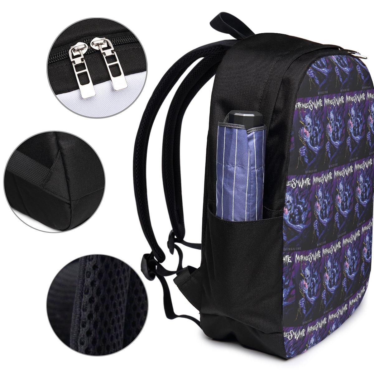 กระเป๋าเป้สะพายหลังสีขาว Motio - Women Bags College บทวิจารณ์และราคา