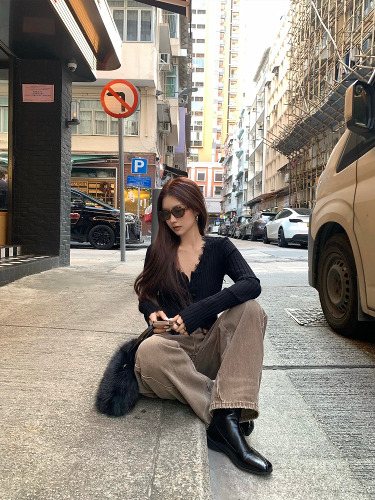 【FANGTING】 กางเกงยีนส์ลำลองสไต - Women Bags Jeans บทวิจารณ์และราคา