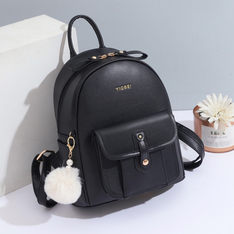 กระเป๋าเป้สะพายหลังเนื้อสีทึบม - Mini Backpack Women บทวิจารณ์และราคา