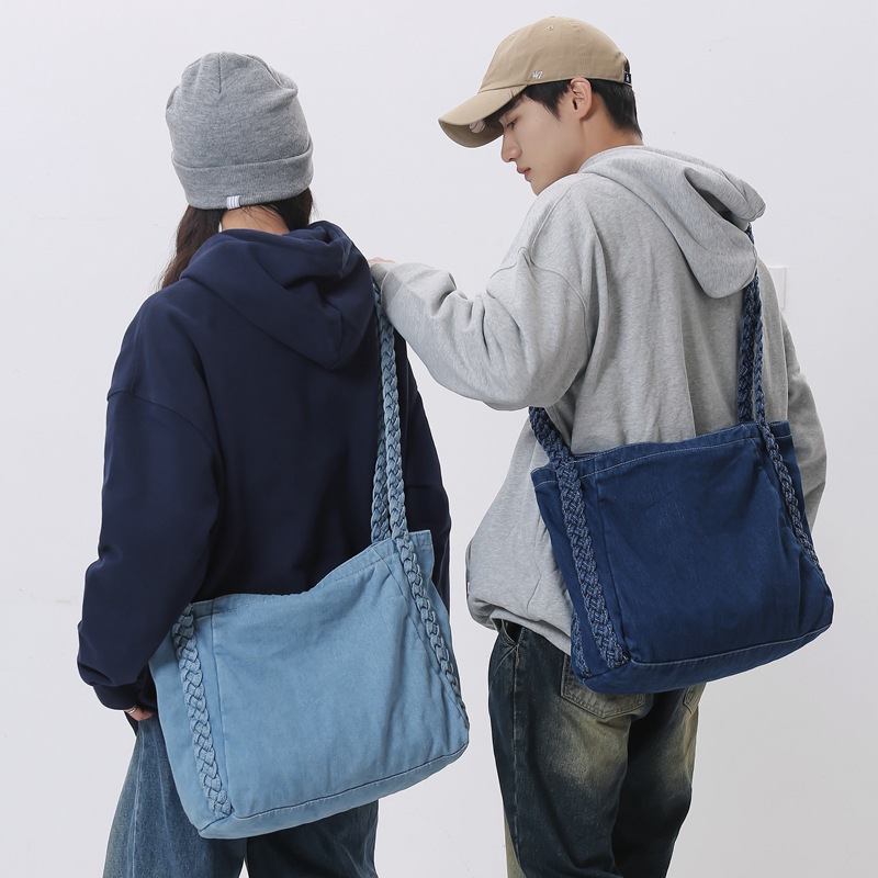 กระเป๋าผ้าเดนิมซักสำหรับผู้ชาย - Women Bags Jeans บทวิจารณ์และราคา
