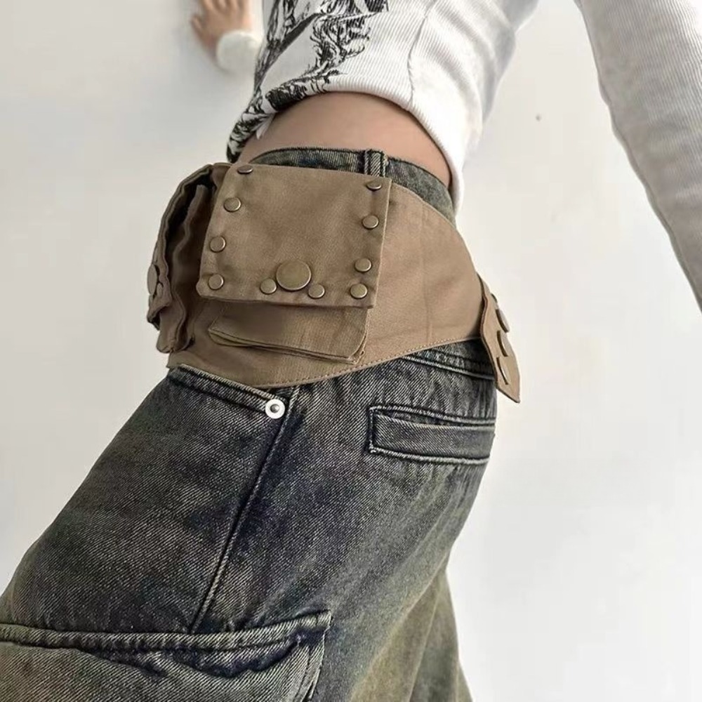 เข็มขัดเอวสไตล์กรันจ์อัลลอยด์ส - Women Bags Jeans บทวิจารณ์และราคา