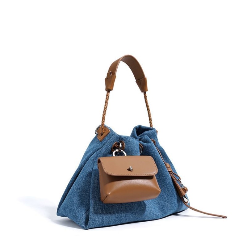 JIAERDI High Street DENIM กระเ - Women Bags Jeans บทวิจารณ์และราคา