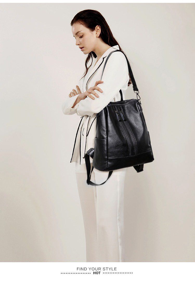 กระเป๋าเป้สะพายหลังหนังนิ่มสำห - Women'S Xl Bags บทวิจารณ์และราคา