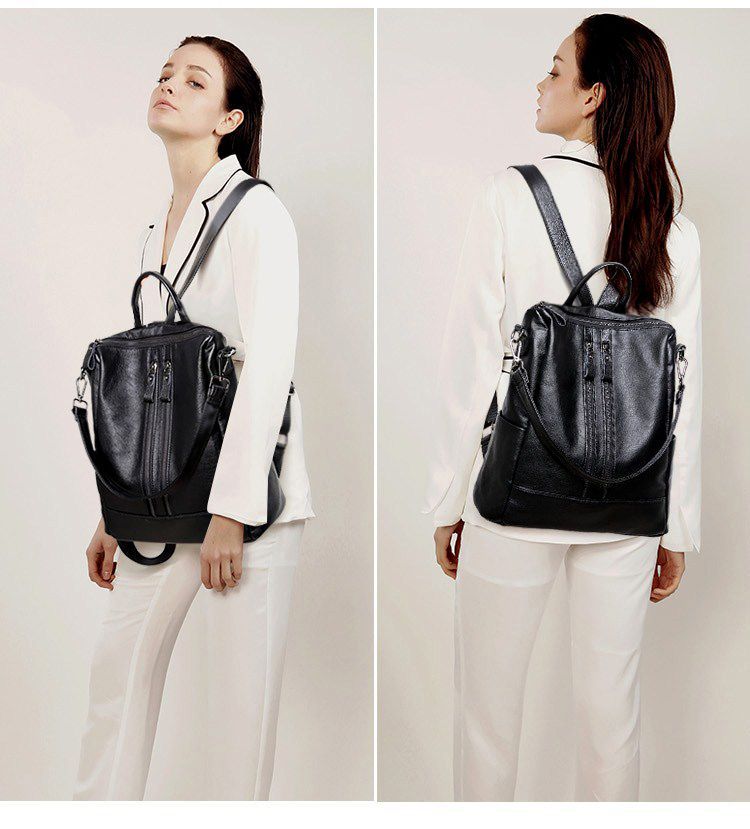 กระเป๋าเป้สะพายหลังหนังนิ่มสำห - Women'S Xl Bags บทวิจารณ์และราคา