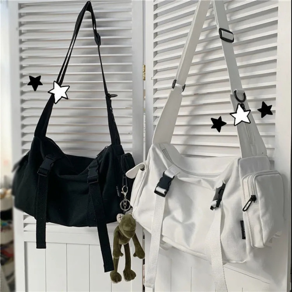 กระเป๋าผ้าใบสีดำดีไซน์ผู้หญิงก - Women'S Retro Bags บทวิจารณ์และราคา