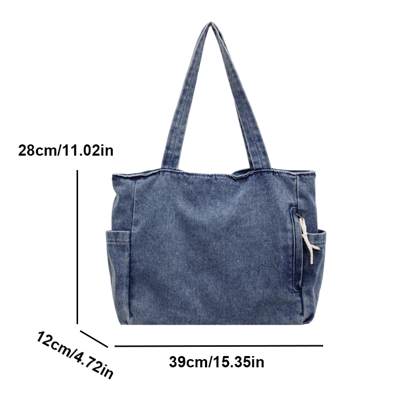 กระเป๋าสะพายไหล่ผู้หญิงผ้าเดนิ - Women Bags Jeans บทวิจารณ์และราคา