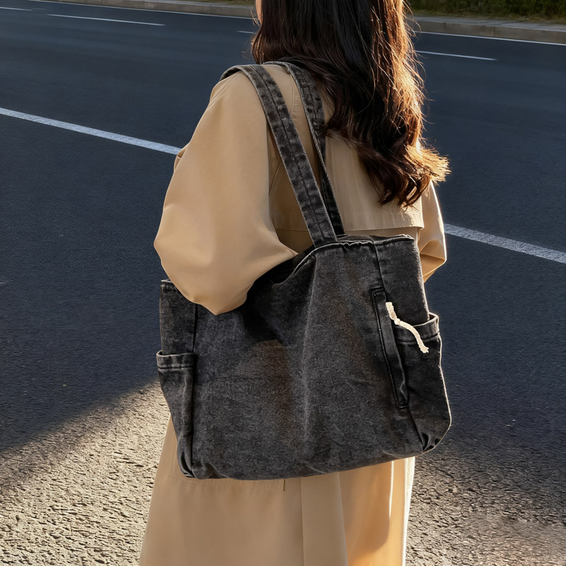 กระเป๋าสะพายไหล่ผู้หญิงผ้าเดนิ - Women Bags Jeans บทวิจารณ์และราคา