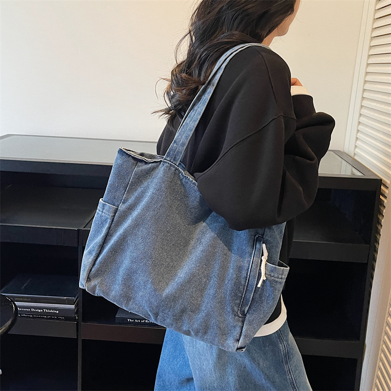 กระเป๋าสะพายไหล่ผู้หญิงผ้าเดนิ - Women Bags Jeans บทวิจารณ์และราคา