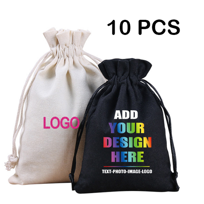 ถุงเก็บของผ้าฝ้ายพิมพ์โลโก้10ช - Women Bags Price บทวิจารณ์และราคา