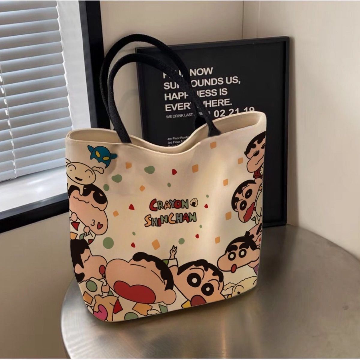 กระเป๋าผ้าแคนวาสลายชินจัง ปี 2 - Women Bags College บทวิจารณ์และราคา