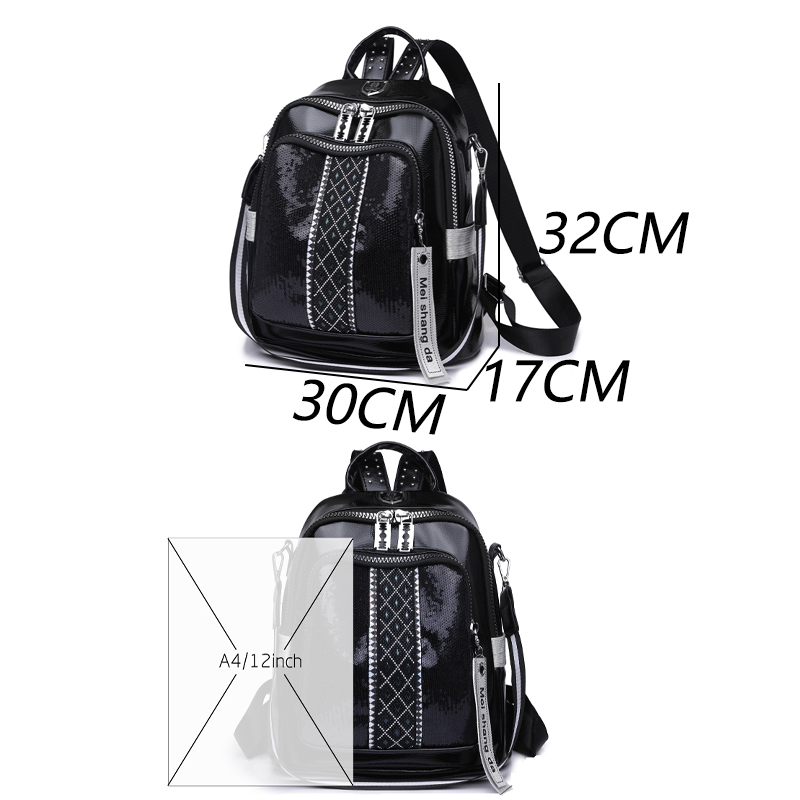 กระเป๋าเป้สะพายหลังหนังความจุข - Mini Backpack Women บทวิจารณ์และราคา