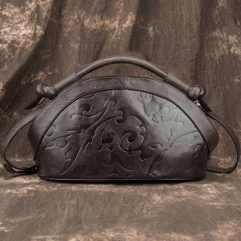 กระเป๋าหนังวัวแท้ชั้นแรกสไตล์เ - Women'S Retro Bags บทวิจารณ์และราคา