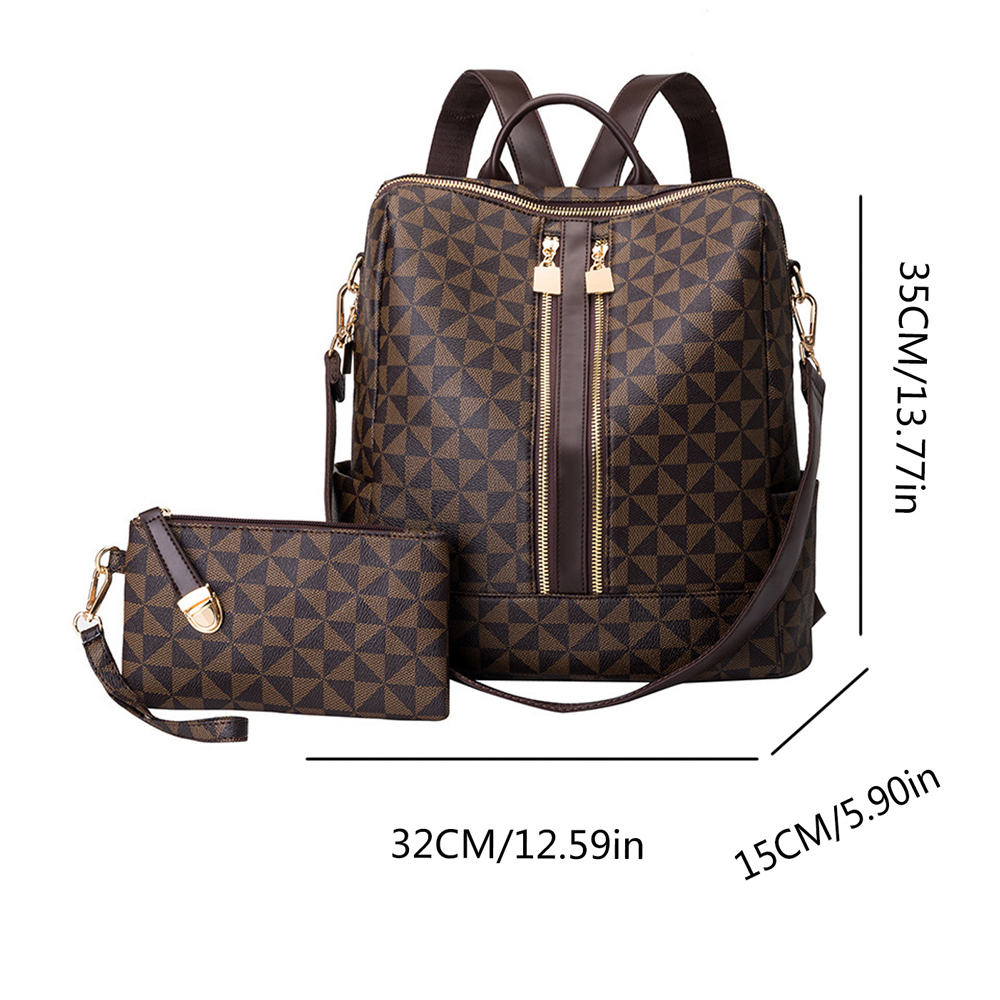 ชุดกระเป๋าเป้สะพายหลังและกระเป - Mini Backpack Women บทวิจารณ์และราคา